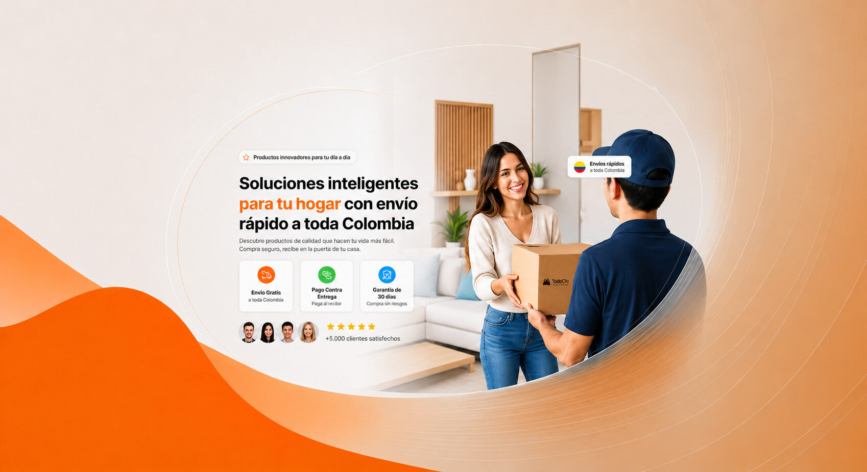 Soluciones inteligentes para tu hogar con envío rápido a toda Colombia
