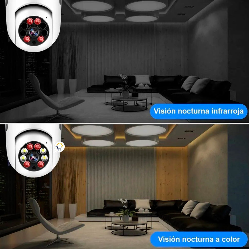 Cámara 360°  WiFi con Visión Nocturna a Color