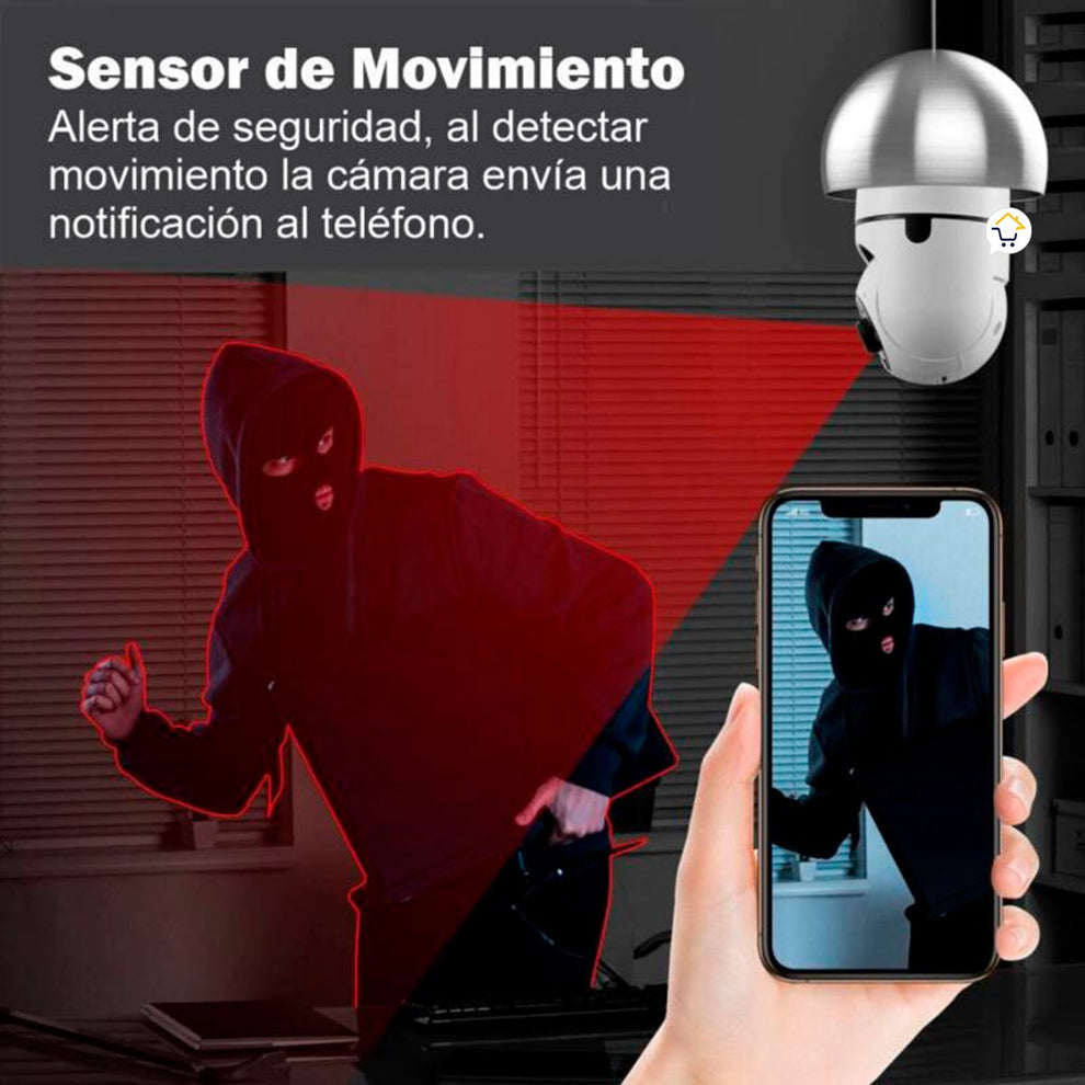 Cámara 360°  WiFi con Visión Nocturna a Color