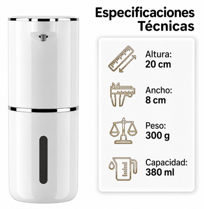 Dispensador De Jabón Recargable USB