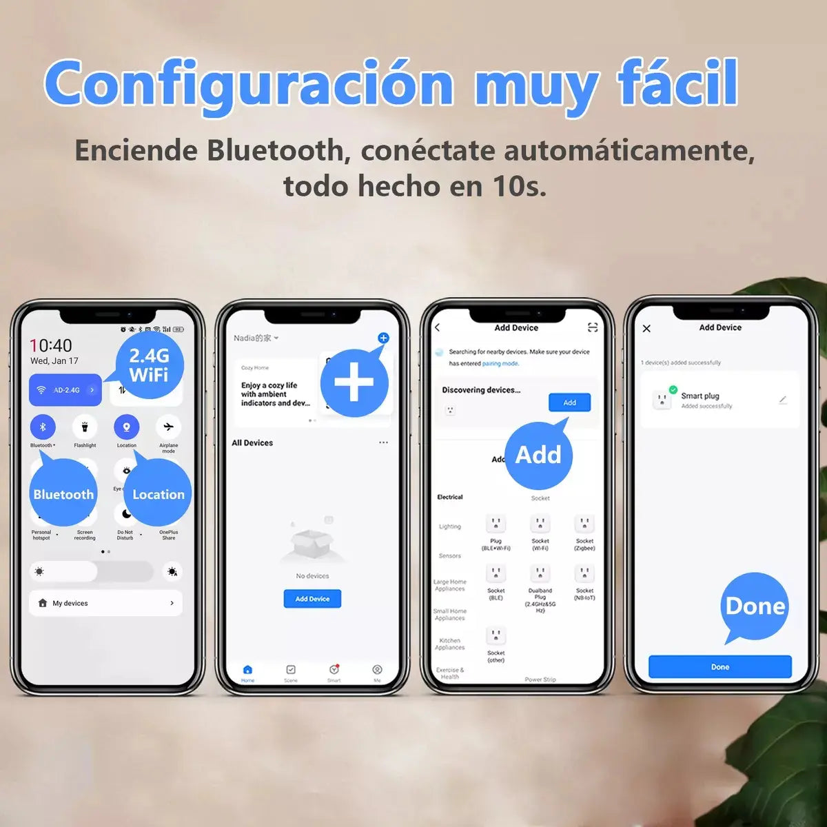 Enchufe WiFi compatible con Alexa
