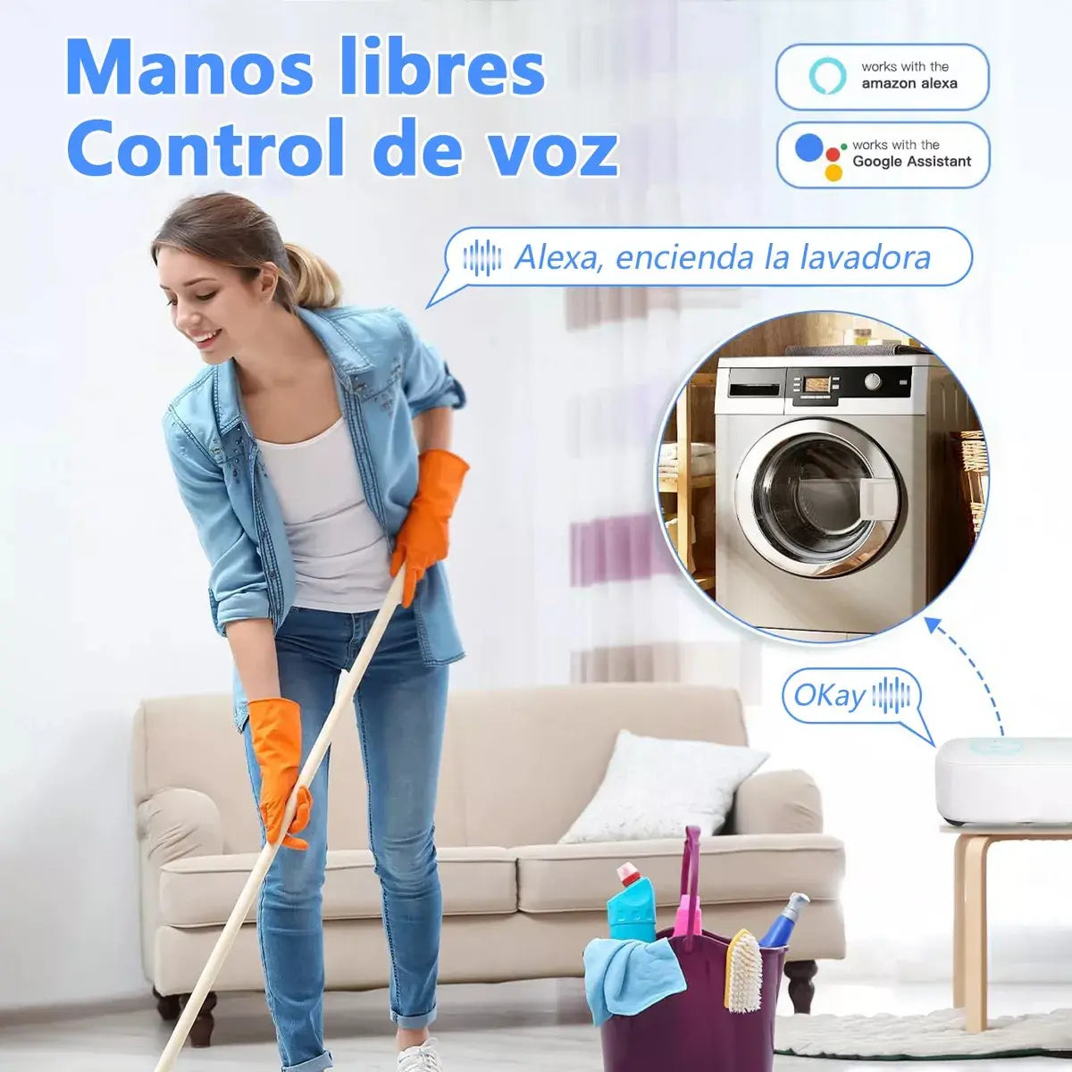 Enchufe WiFi compatible con Alexa