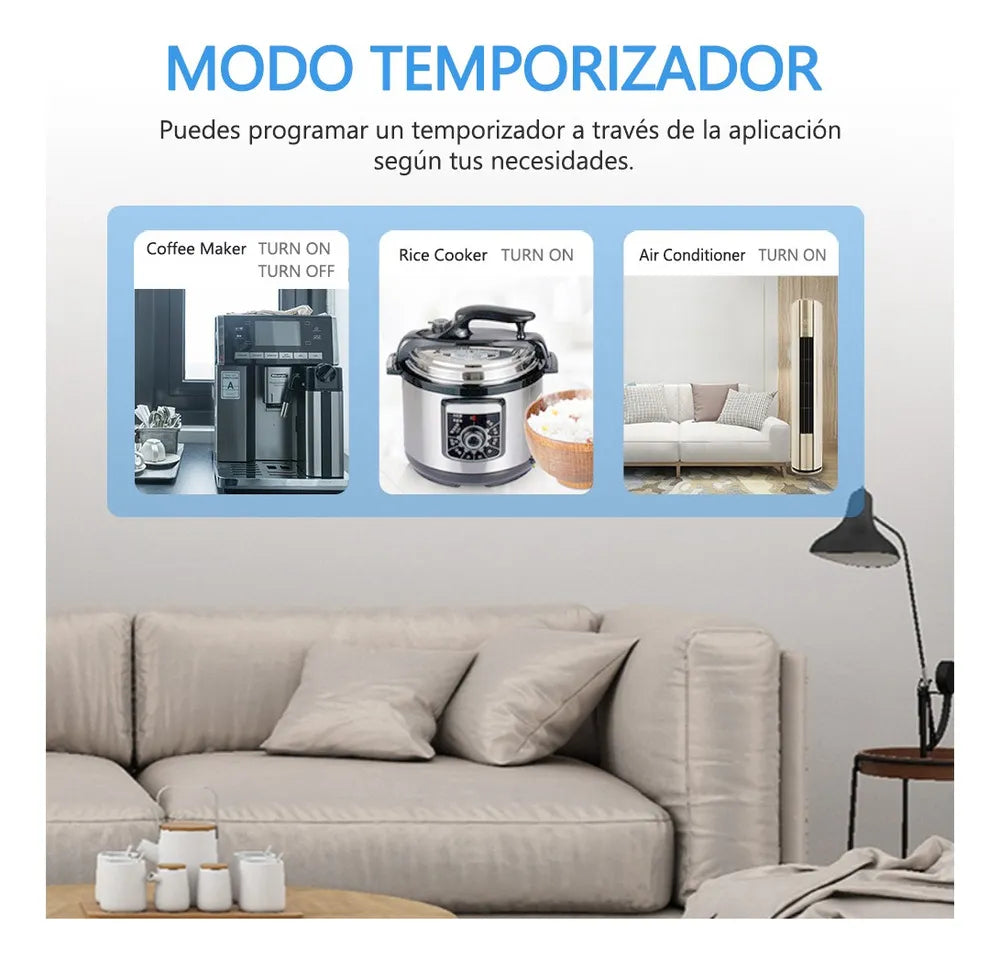 Enchufe WiFi compatible con Alexa