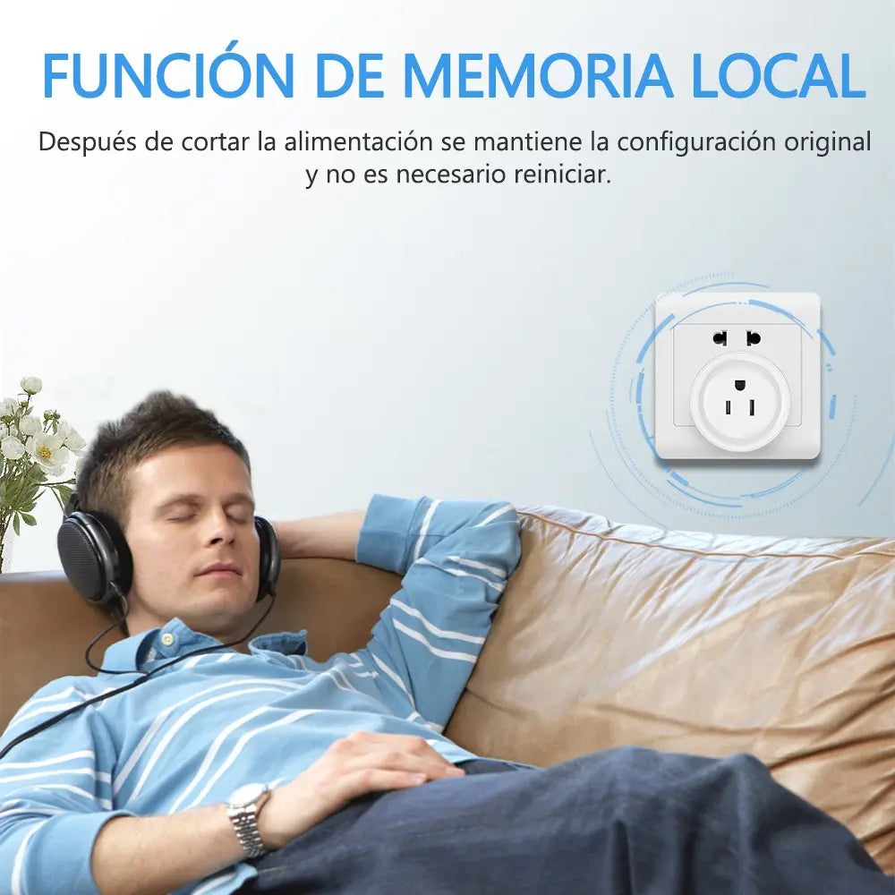 Enchufe WiFi compatible con Alexa