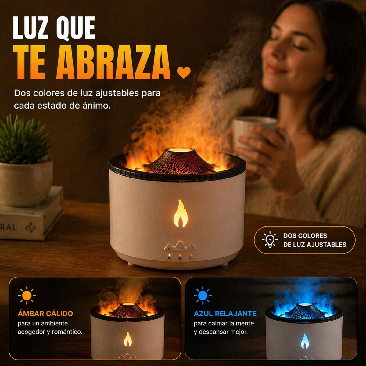 Humidificador de Aroma Volcán